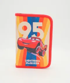Coperta cărții Penar 1 fermoar & 2 flaps 19.5x13x3 cm Cars