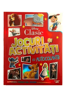 Coperta cărții Disney Clasic. Jocuri si activitati cu autocolante