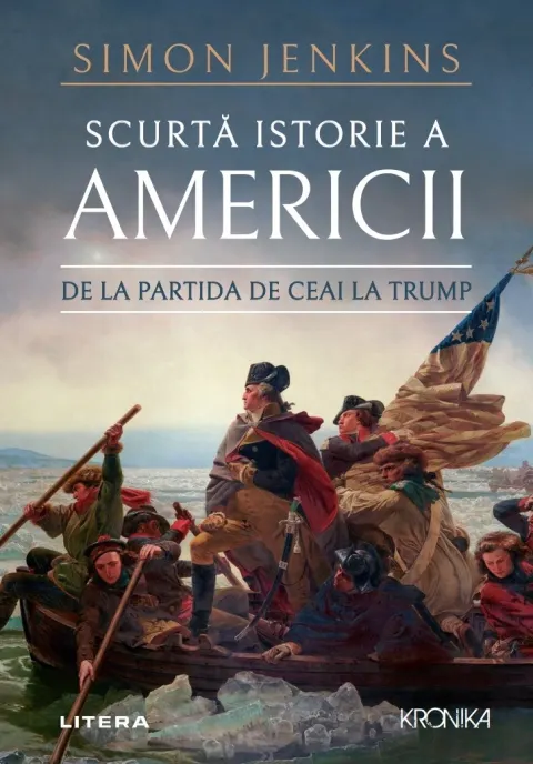 Coperta cărții Scurta istorie a Americii. De la partida de ceai la Trump