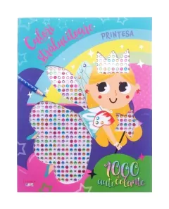 Coperta cărții Culori stralucitoare. Printesa. 1000 de autocolante