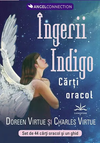 Coperta cărții Ingerii Indigo. Carti oracol - Doreen Virtue, Charles Virtue