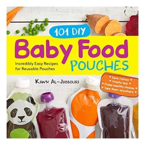 Coperta cărții 101 DIY Baby Food Pouches