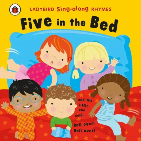 Coperta cărții Ladybird Sing-Along Rhymes: Five in the Bed