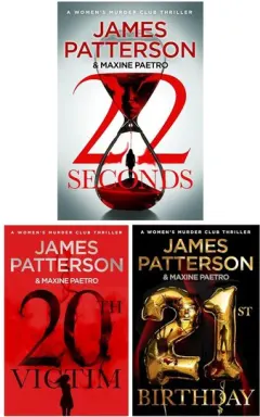Coperta cărții Women's Murder Club Series By James Patterson 3 Books Collection Set (20th Victim, 21st Birthday, 22 Seconds)