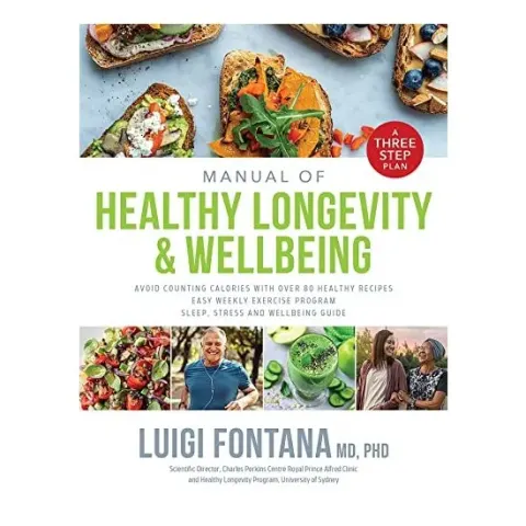 Coperta cărții Manual of Healthy Longevity & Wellbeing