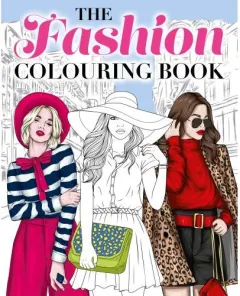 Coperta cărții Fashion colouring book.