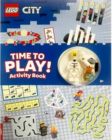 Coperta cărții LEGO® City: Time To Play! Activity Book with toy mini-figure