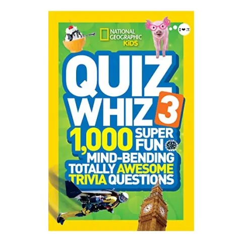 Coperta cărții Kids Quiz Whiz 3: 1,000 Super Fun Mind-bending