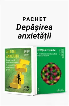 Coperta cărții Pachet Depășirea anxietății. Auditul anxietății/Terapia stresului - Lynn Lyons
