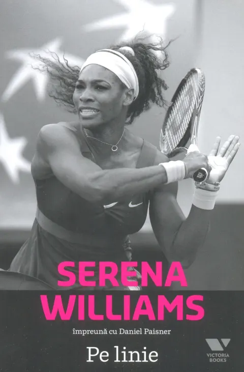 Coperta cărții Serena Williams. Pe linie