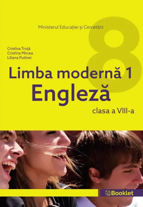 Coperta cărții Limba modernă 1 engleză (manual pentru clasa a VIII-a)
