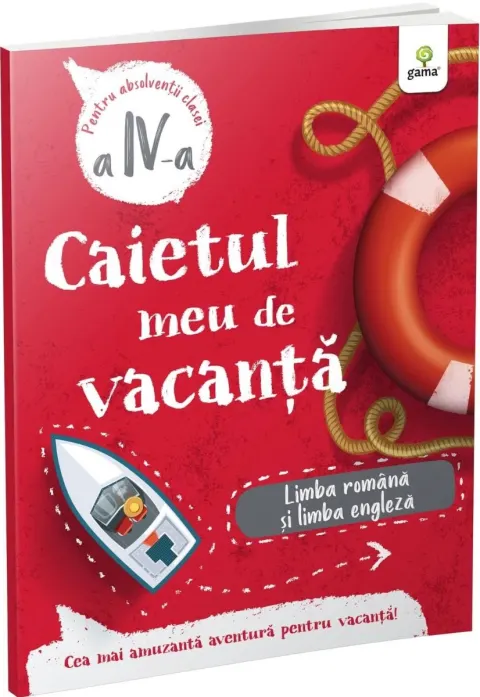 Coperta cărții Caietul meu de vacanță. Limba română și limba engleză (clasa a IV-a)
