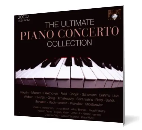 Coperta cărții The Ultimate Piano Concerto (30 CD + 1 CD rom)