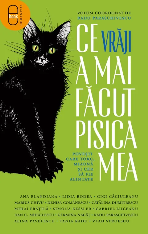 Coperta cărții Ce vrăji a mai făcut pisica mea. Povești care torc, miaună și cer să fie alintate (pdf)