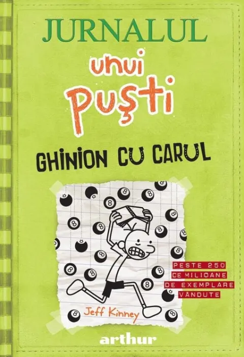 Coperta cărții Jurnalul unui puști 8. Ghinion cu carul