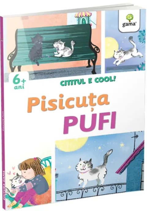 Coperta cărții Cititul e cool. Pisicuta Pufi