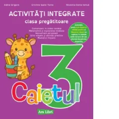 Coperta cărții Activitati integrate, clasa pregatitoare. Caietul 3