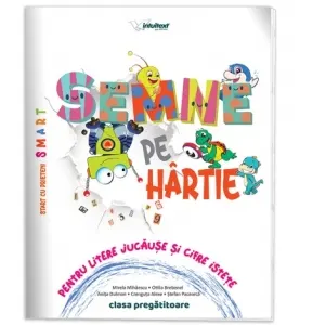 Coperta cărții Semne pe hartie. Caiet de scriere, clasa pregatitoare