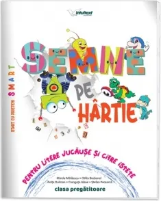 Coperta cărții Semne pe hartie. Caiet de scriere, clasa pregatitoare