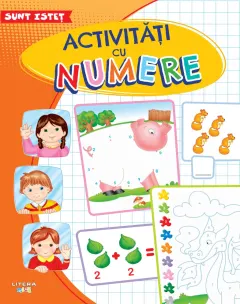 Coperta cărții Sunt istet. Activitati cu numere