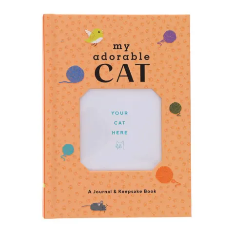 Coperta cărții My adorable cat: a journal & keepsake book