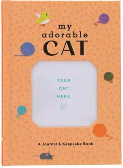 Coperta cărții My adorable cat: a journal & keepsake book