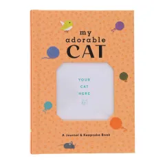 Coperta cărții My adorable cat: a journal & keepsake book