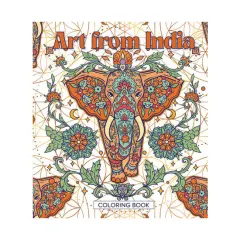 Coperta cărții Art from India Coloring Book