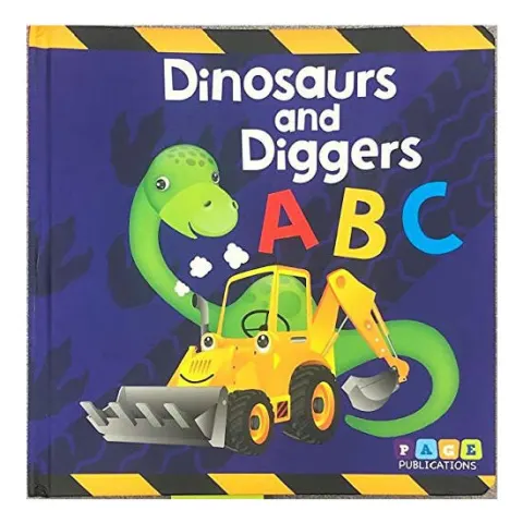 Coperta cărții Dinosaurs and Diggers ABC