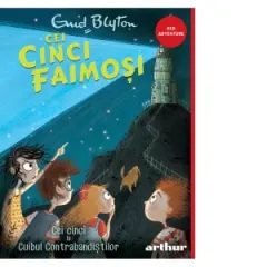 Coperta cărții Cei cinci faimosi. Cei cinci la Cuibul Contrabandistilor