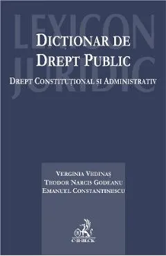 Coperta cărții Dictionar de drept public