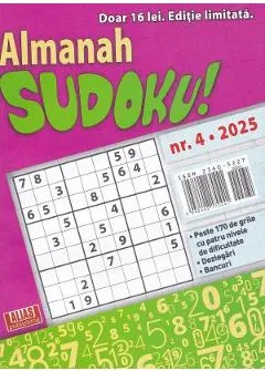 Coperta cărții Almanah Sudoku! Nr.4 din 2025