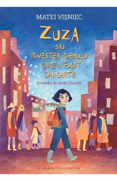 Coperta cărții Zuza sau povestea poemului care a fugit din carte