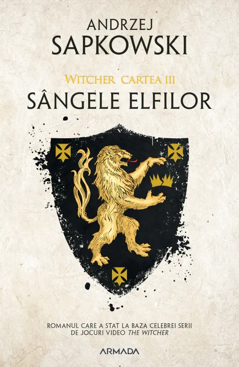 Coperta cărții Sangele elfilor. Seria Witcher Vol.3