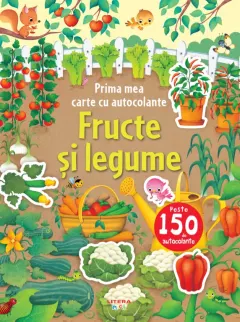 Coperta cărții Prima mea carte cu autocolante. Fructe și legume