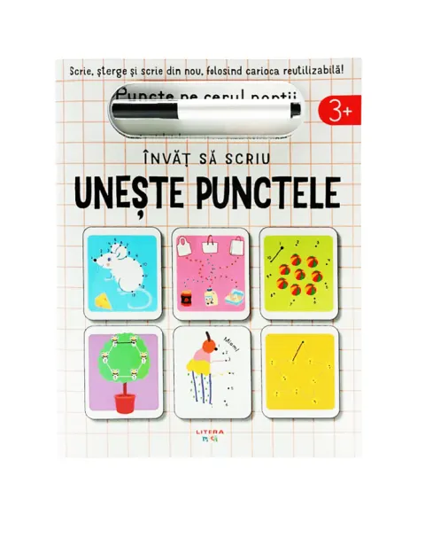 Coperta cărții Invat sa scriu. Uneste punctele