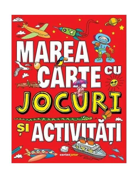 Coperta cărții Marea carte cu jocuri și activități