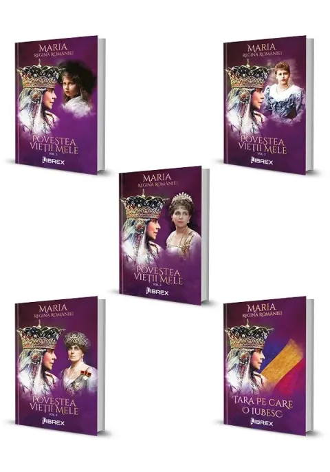Coperta cărții Pachet Memorii Regina Maria. Set 5 carti