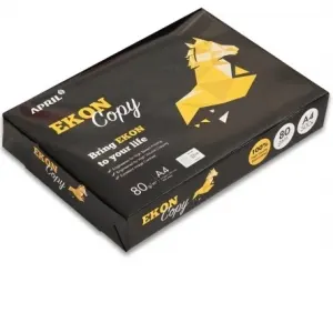 Coperta cărții Hartie copiator EKON Copy A4, 80 g/mp, 500 coli/top