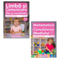 Coperta cărții Set 2 caiete, A4, pe domenii, grupa mica 3-4 ani
