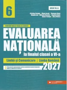 Coperta cărții Evaluarea Nationala la finalul clasei a VI-a - 2027. Limba si comunicare - Limba romana