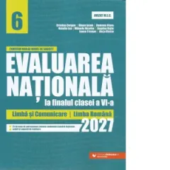 Coperta cărții Evaluarea Nationala la finalul clasei a VI-a - 2027. Limba si comunicare - Limba romana