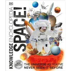 Coperta cărții DK Space! Knowledge Encyclopedia