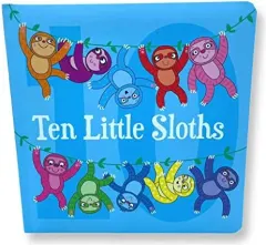 Coperta cărții Ten Little Sloths