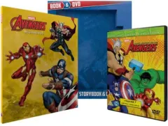 Coperta cărții Marvel Avengers Book & DVD