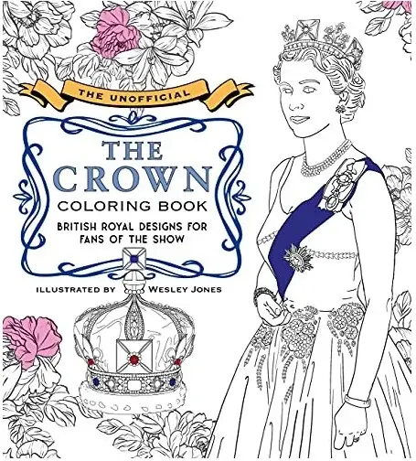 Coperta cărții Unofficial the Crown Coloring Book