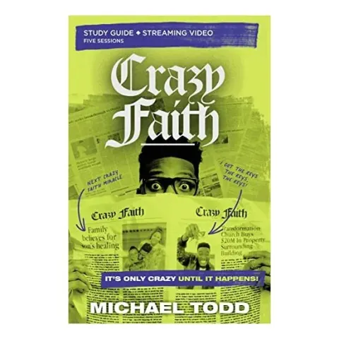 Coperta cărții Crazy Faith Study Guide Plus Streaming Video