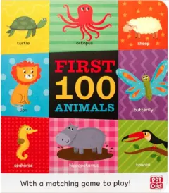 Coperta cărții First 100 Animals