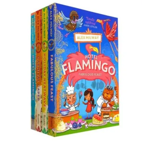 Coperta cărții Hotel Flamingo Shrink-wrap Pack (4 Books) Plodit