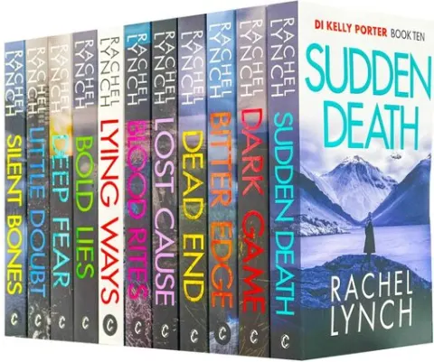 Coperta cărții Rachel Lynch Series Di Kelly Porter 8 Books Collection Set Dead End Dark Game Bitter Edge Blood Rites Deep Fear Bold Lies Little Doubt